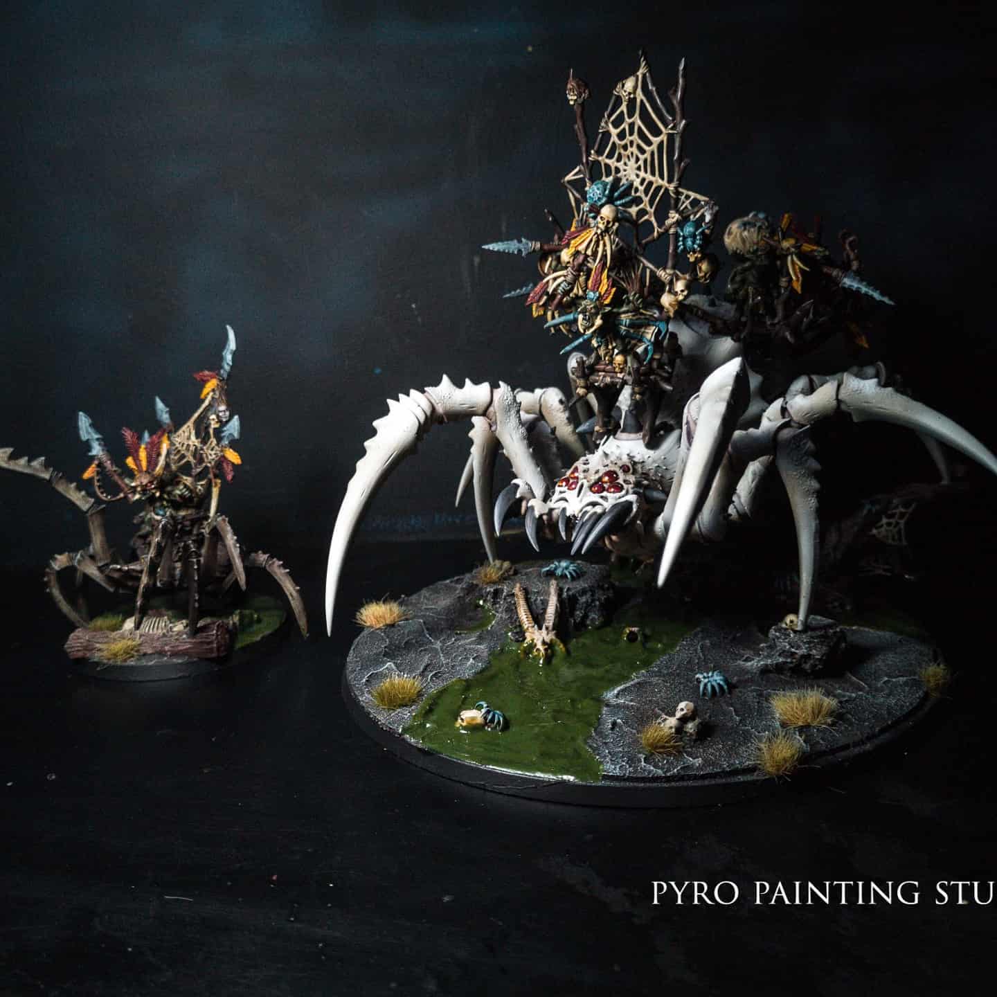 Scuttle boss on giant spider... - Pyro Painting Studios