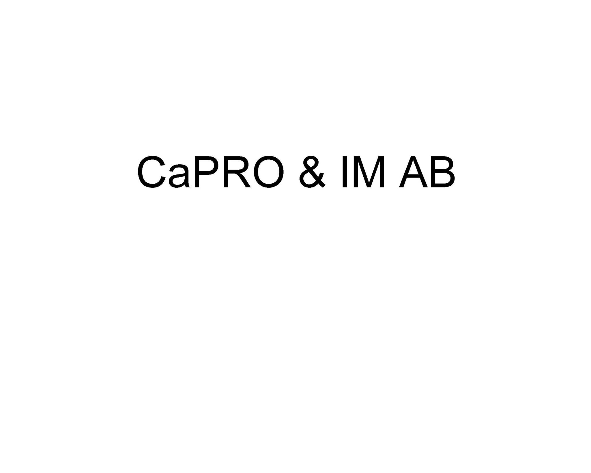 Capro & IM AB | Malmö