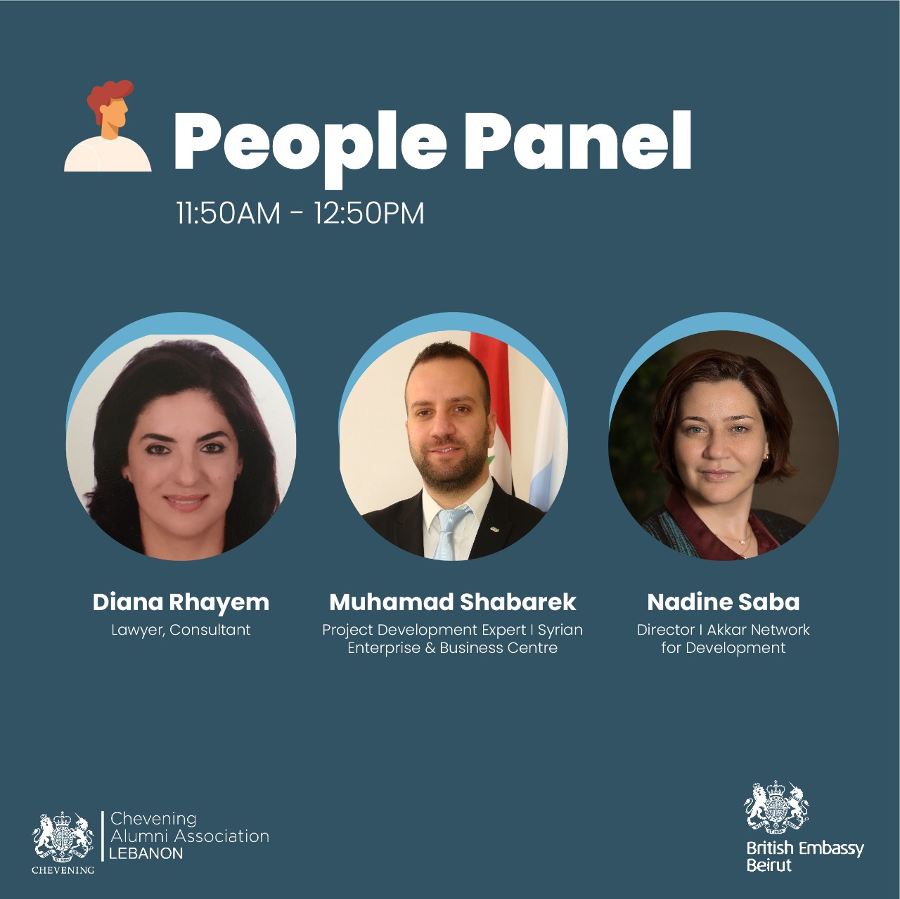 Meet our panelists.... - Chevening Alumni Association Lebanon | Facebook