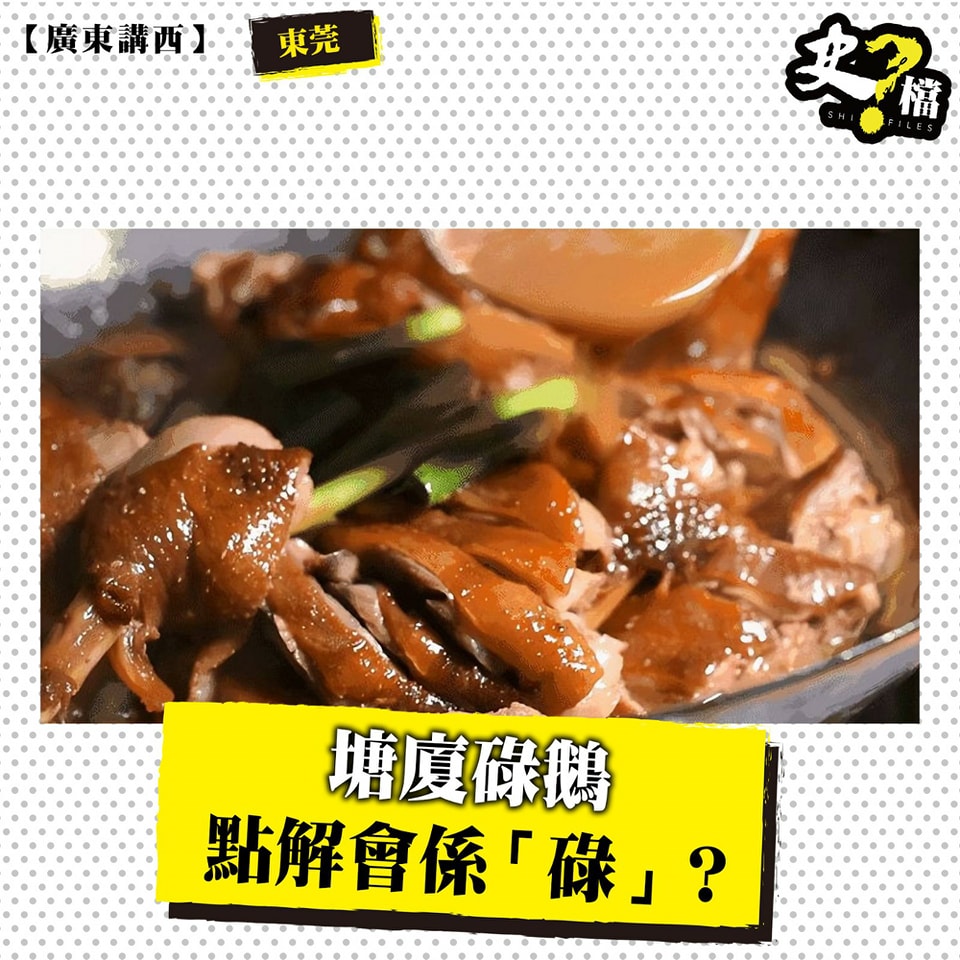 史檔 - 【廣東講西】塘廈碌鵝點解會係「碌」？...