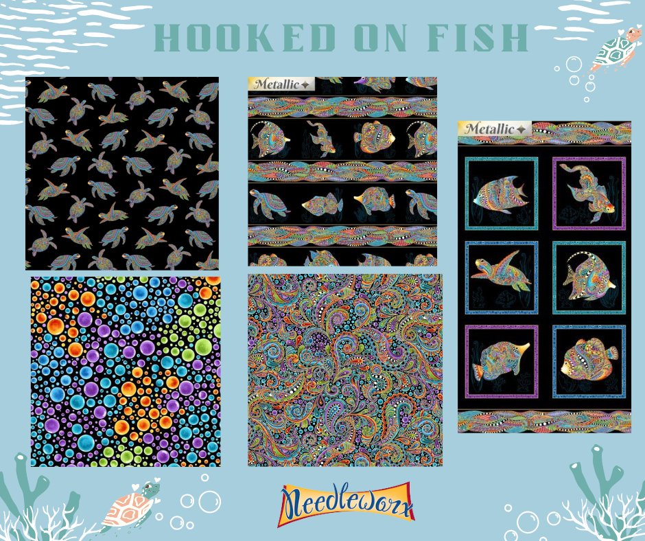 Needleworx - 🐢New fabric ranges have arrived!! 🐠Titled...