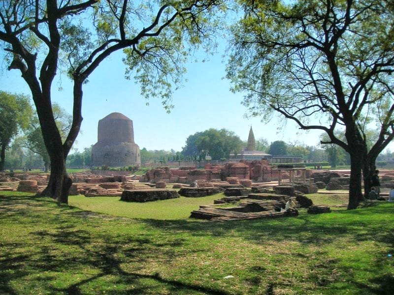 World - 🌍 Isipathana Deer Park in India 🌍 Sarnath , also referred to as ...