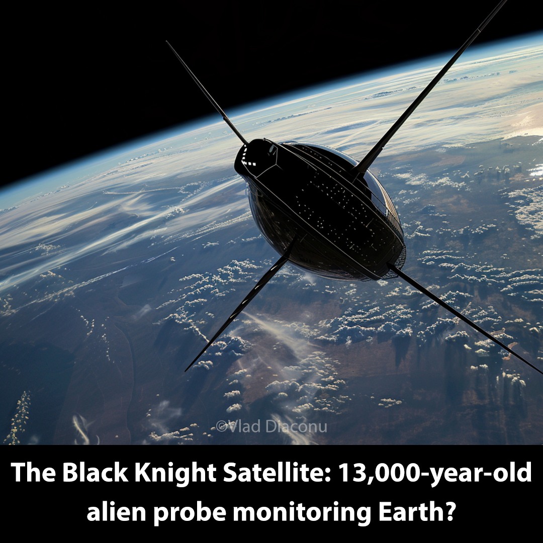 According to conspiracy theorists, the Black Knight satellite is