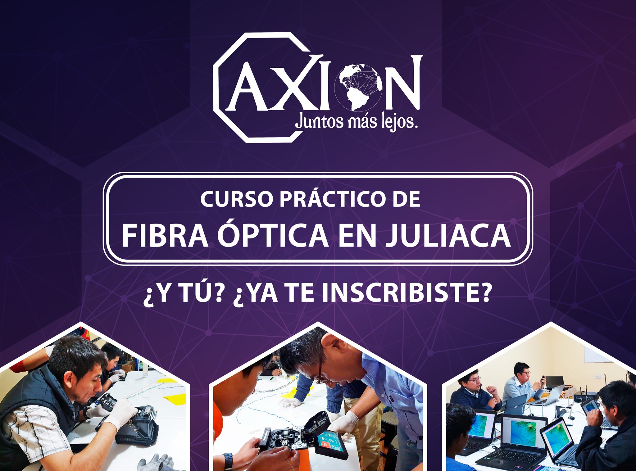 AXION - ‼️ATENCIÓN JULIACA‼️ Aprende todo sobre Fibra Óptica de manera ...