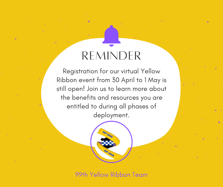 99th RD Yellow Ribbon | Fort Dix NJ