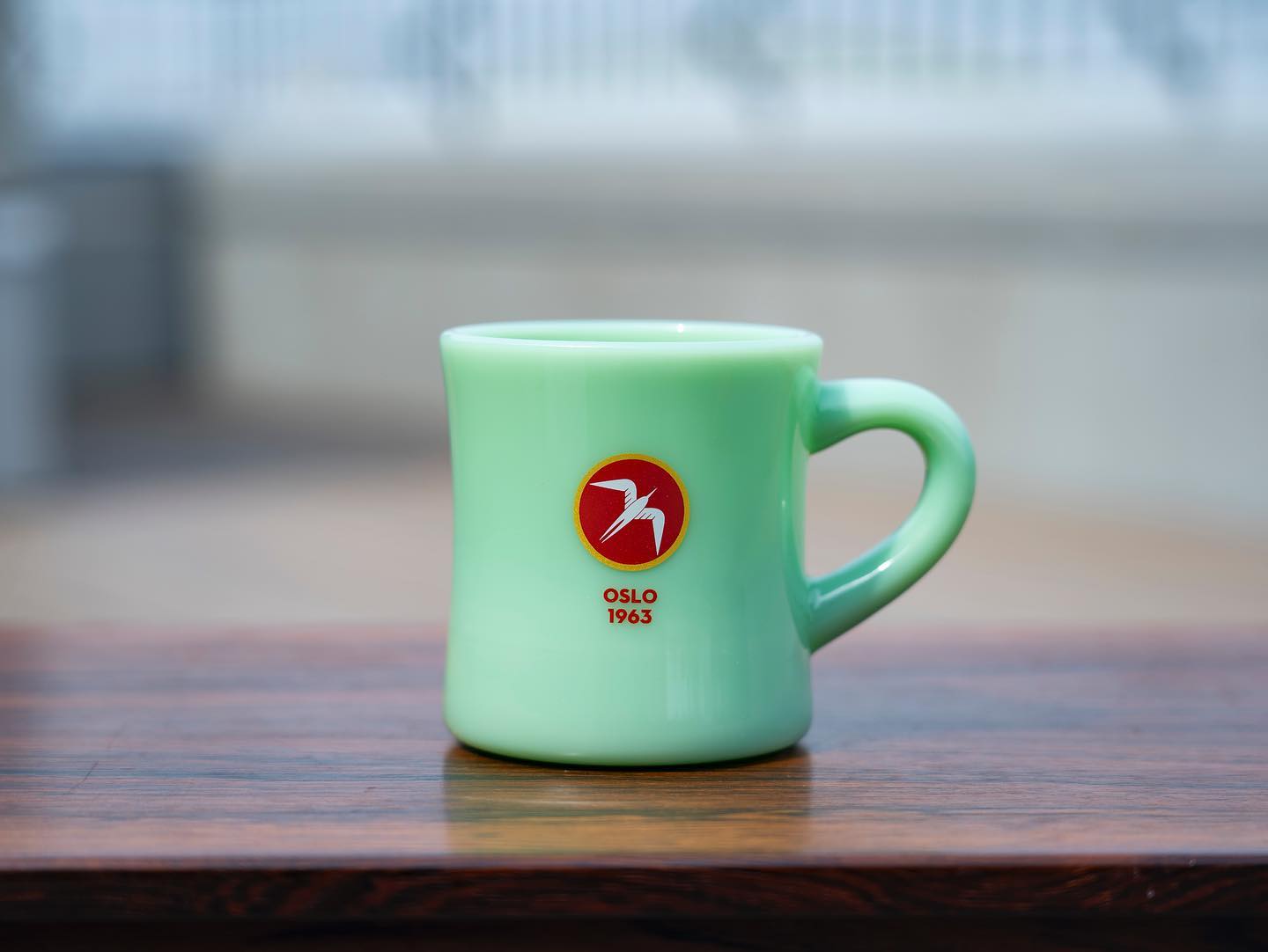 Fuglen Dinner Mug Milk Glass Jade】 ※ English translation below in 