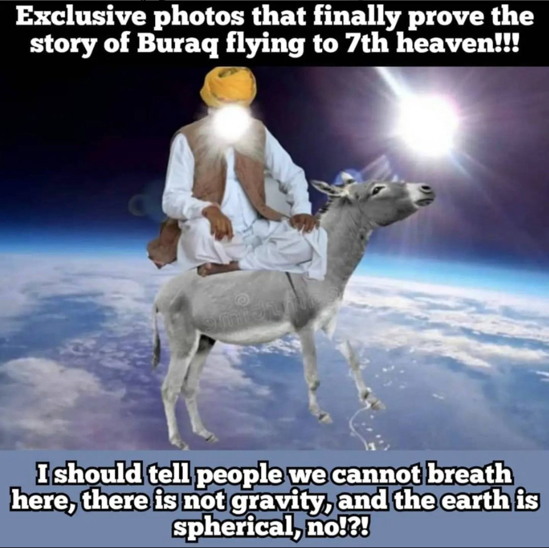 Ex-Muslims - Buraq, the flying donkey with a beautiful face is rightly ...