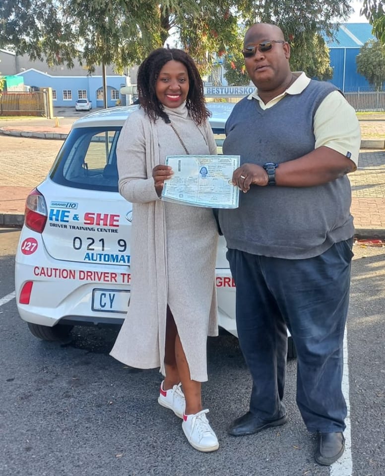 Congratz to Angelina Letjeba... - He and She Driving School | Facebook