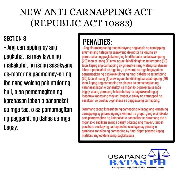 Usapang - USAPANG BATAS PH KARAPATAN NG BAWAT ISA, PROTEKTADO! NEW ANTI ...