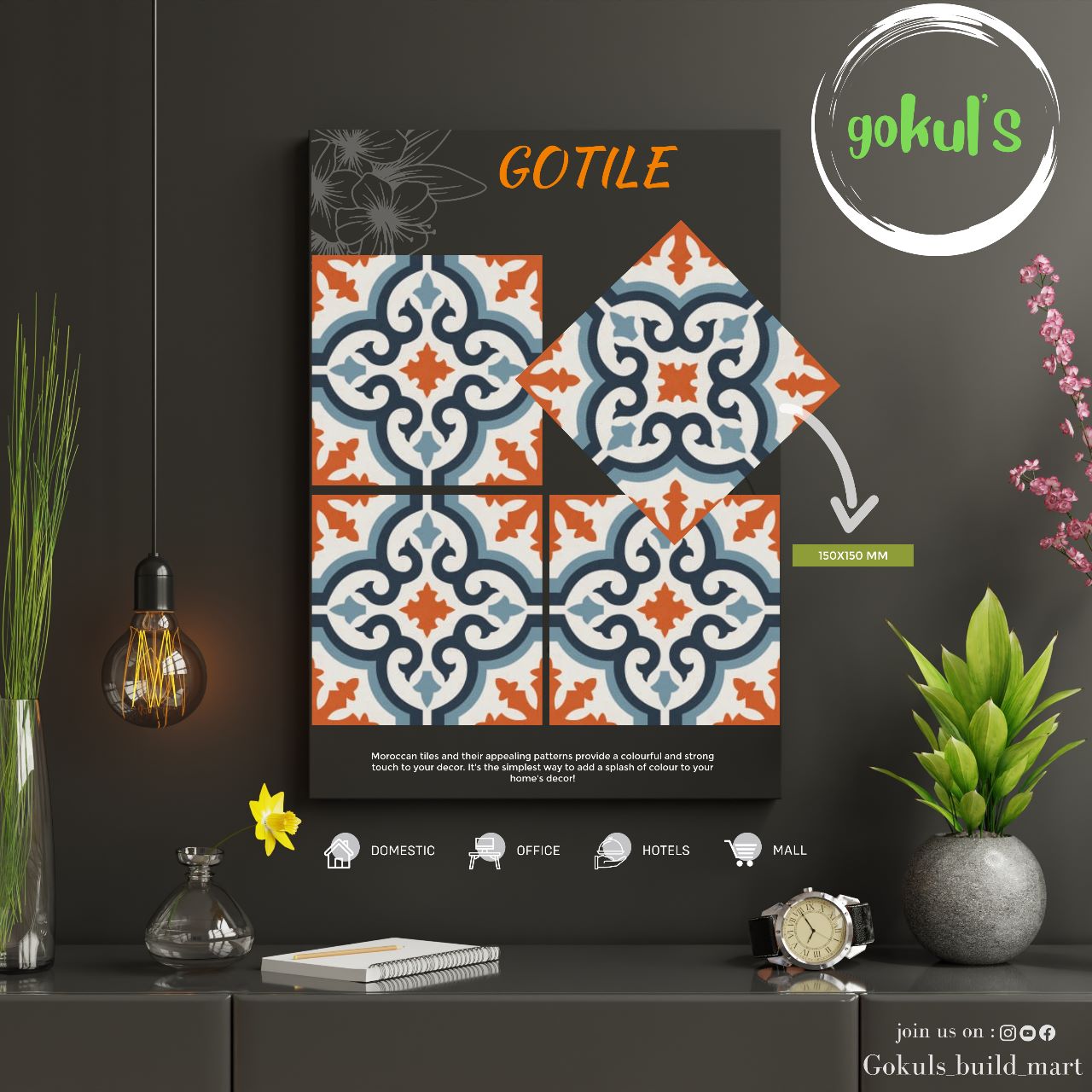 Gokul's - Moroccan Tile | 100 + Collections| gokuls_build_mart | Gokuls ...