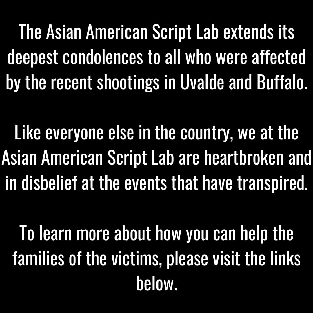 The Asian American Script Lab... - Asian American Script Lab | Facebook