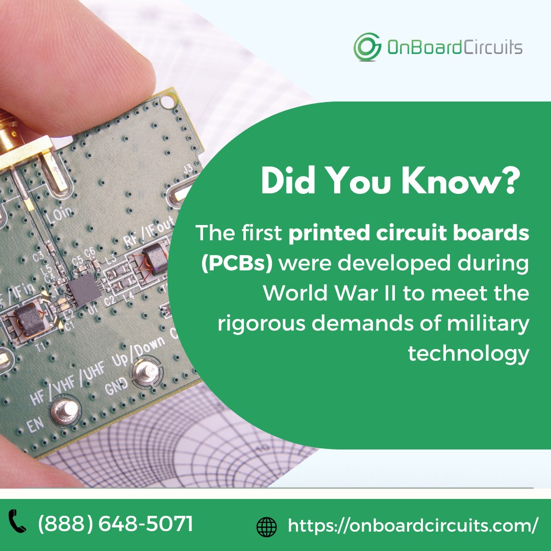 🌐 Did You Know? The first printed... - OnBoard Circuits, Inc.