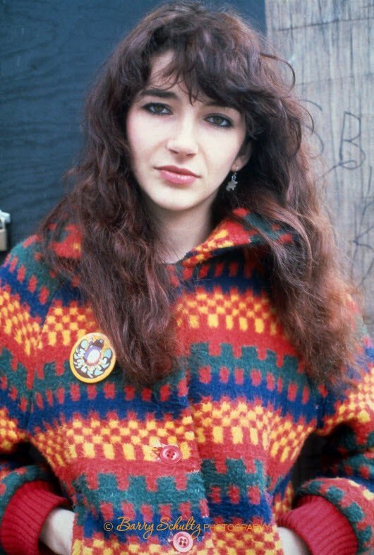 美品 英 orig マト4U/6U TOWNHOUSE 刻印 Kate Bush Kate Bush in Amsterdam (1979) — photographed by Barry Schultz