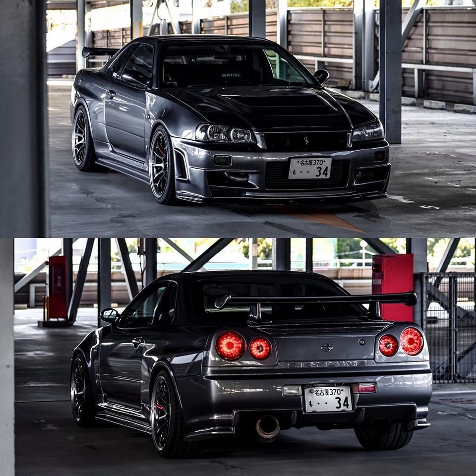 📼 VHS 🤝 R34 💙 Old-school vibes and a legendary Skyline R34 — a