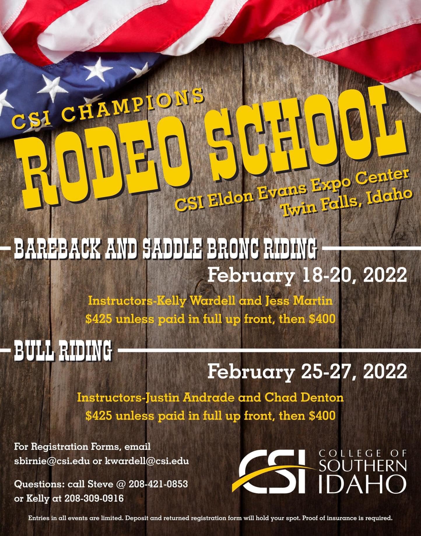 CSI Rodeo Team - We still have room in our Bull Riding... | Facebook