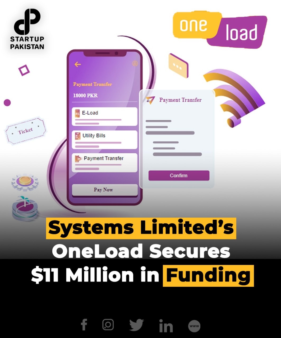 Startup - OneLoad, a Pakistani fintech owned and operated by EP Systems ...