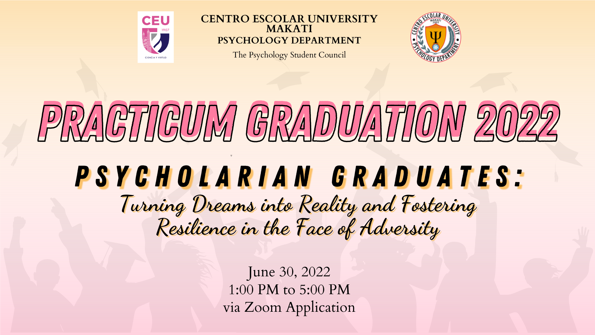Dear 4th Year PSYCHolarians, The Psychology Student Council invites you ...