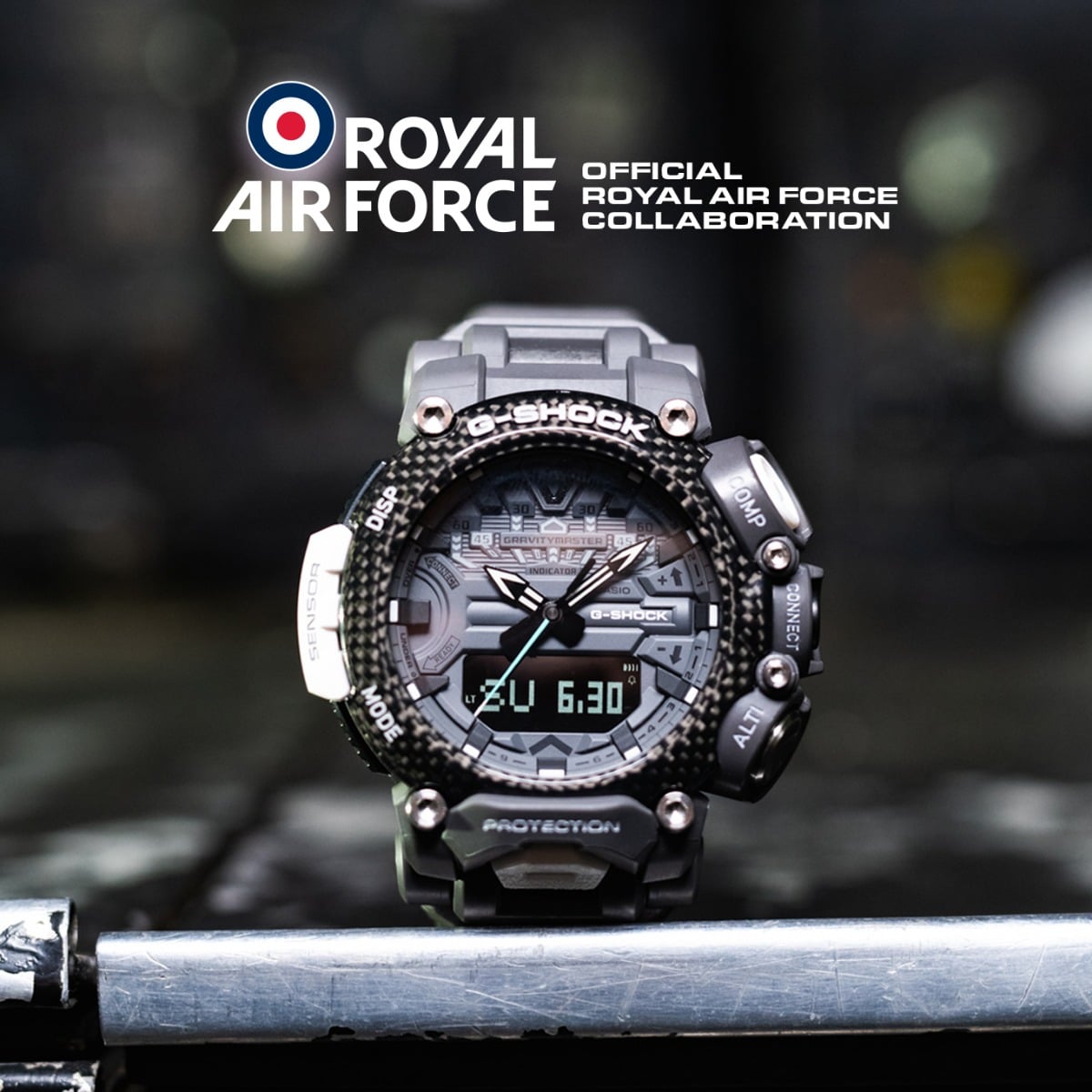 OUT NOW The new Royal Air Force x G-SHOCK GRAVITYMASTER Designed 