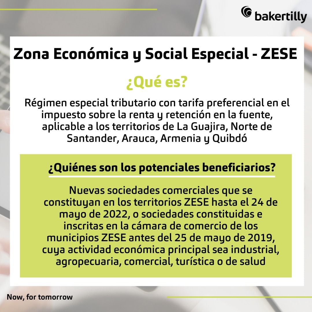 Zonas Económicas y Sociales... - Baker Tilly Colombia