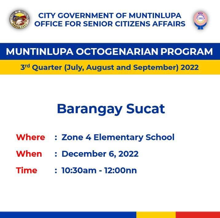 Muntinlupa... - City Government of Muntinlupa - OFFICIAL | Facebook