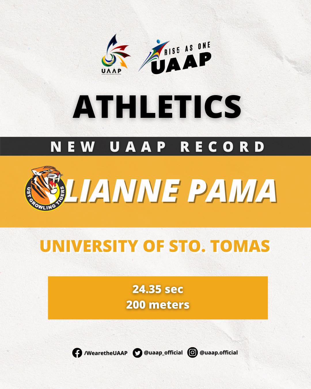 The UAAP - Here are the new record holders for the... | Facebook