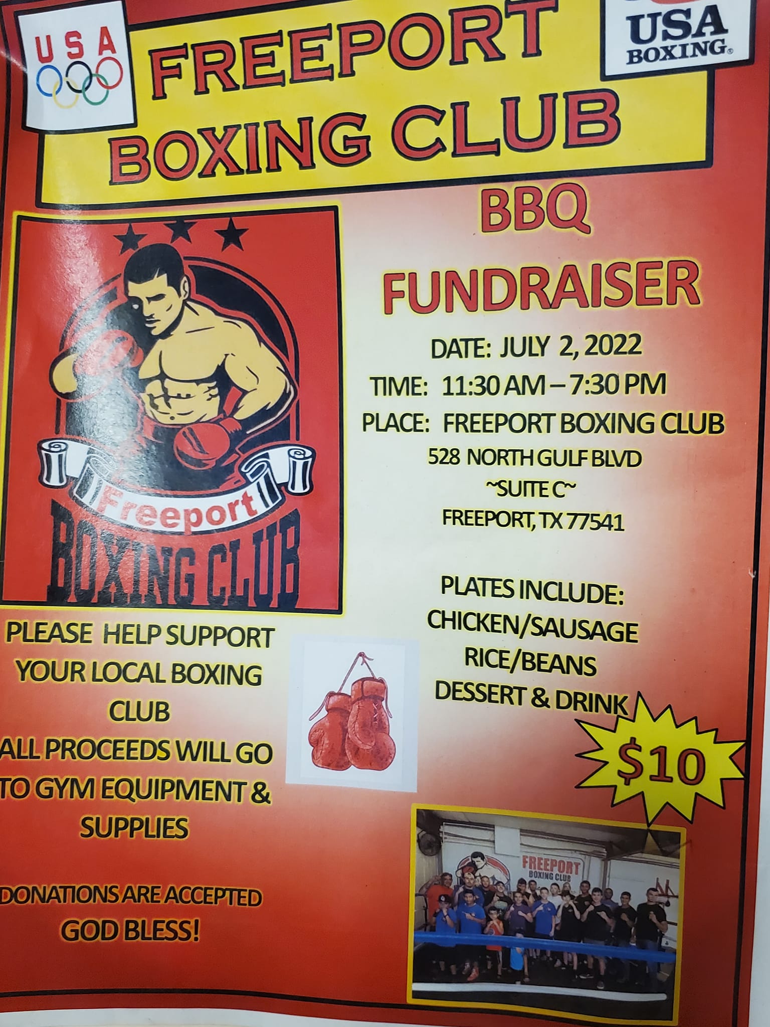 🗣📣 SUPPORT YOUR LOCAL BOXING CLUB 🥊... - Freeport Boxing Club