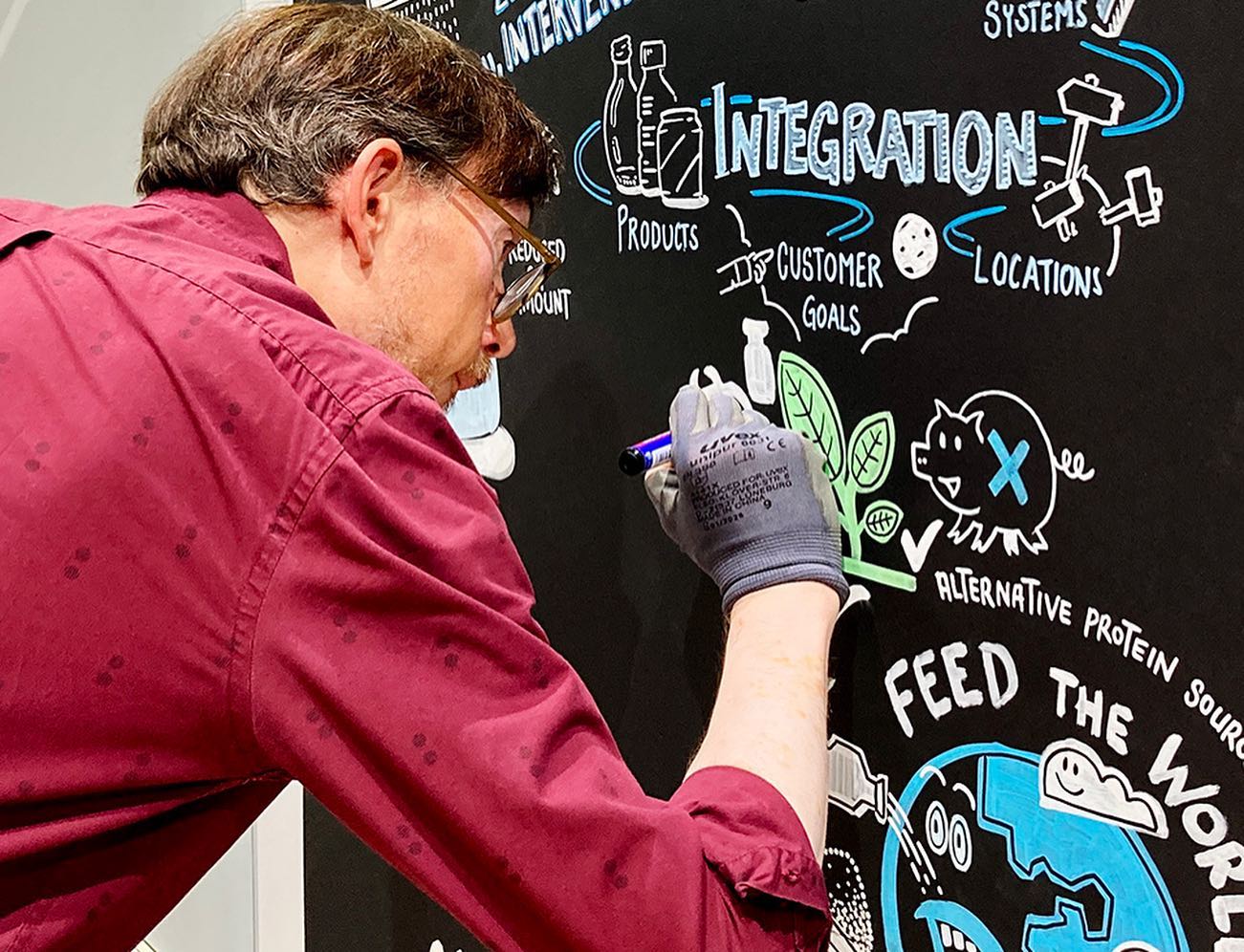 Graphic Recording Netzwerk Berlin