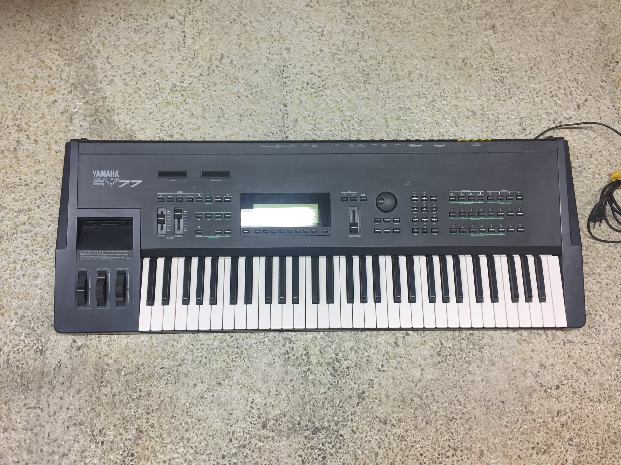 Yamaha SY77 double ROM card set review