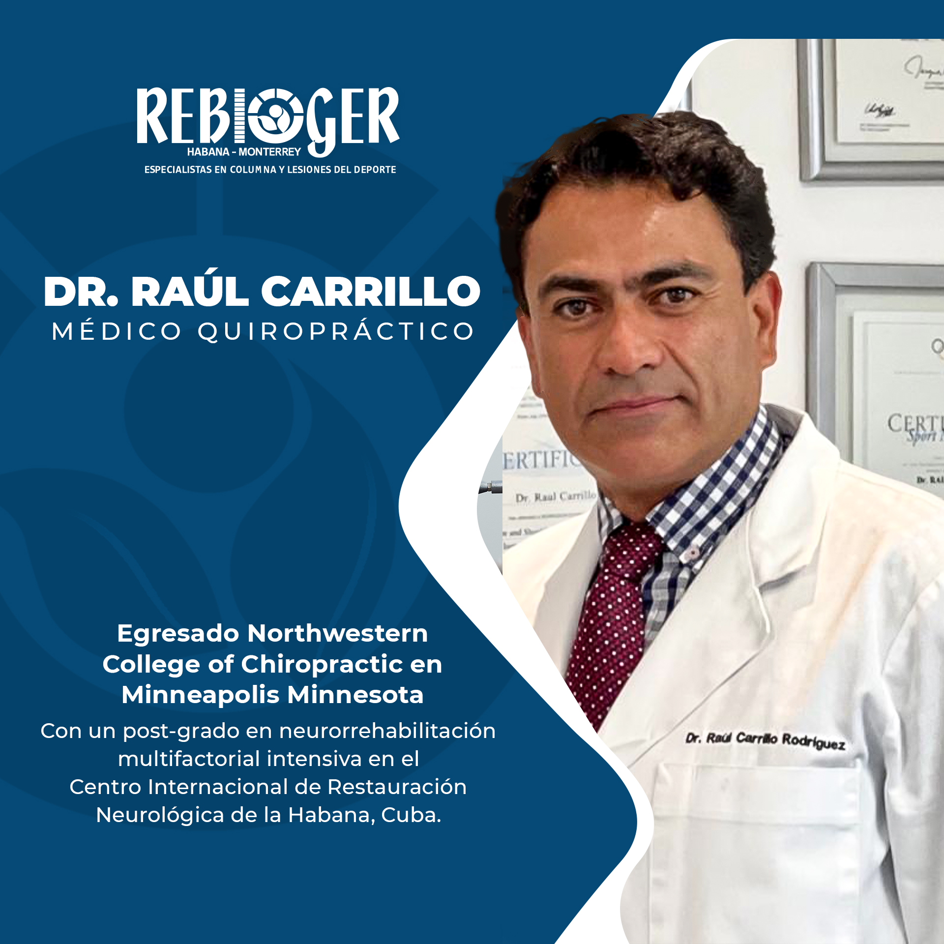 Conoce al Dr. Raúl Carrillo,... - Rebioger México Oficial | Facebook