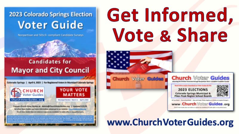 Church Voter Guides | Colorado Springs CO