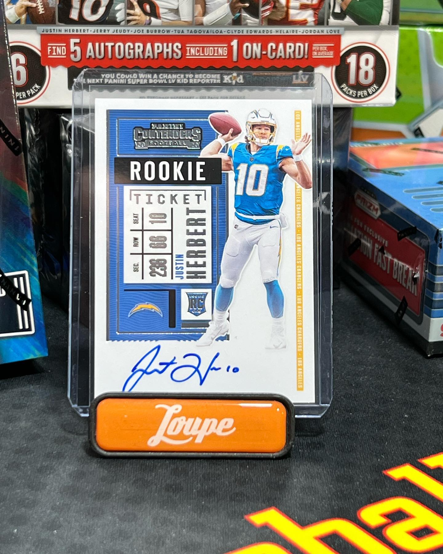 ? Justin Herbert RPA out of Panini One!?? Pulled live on 