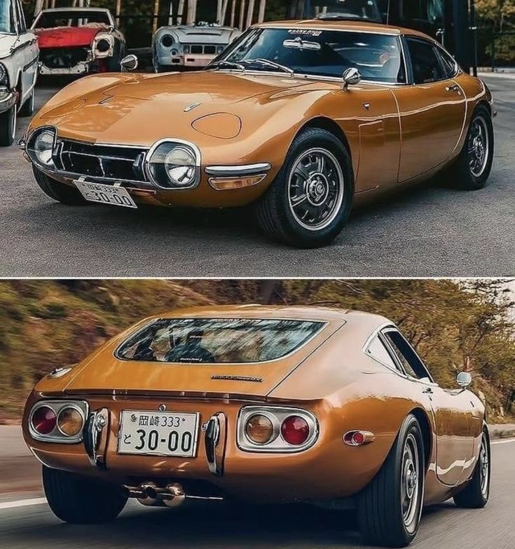 Edited photo from our new 1967 Toyota 2000GT Brochure. Japan.