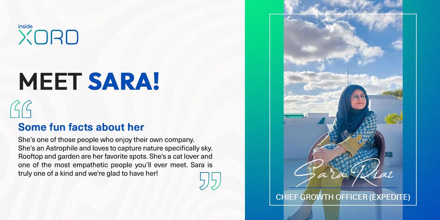 Inside Xord - Meet Sara, Chief Growth Officer (Expedite),...