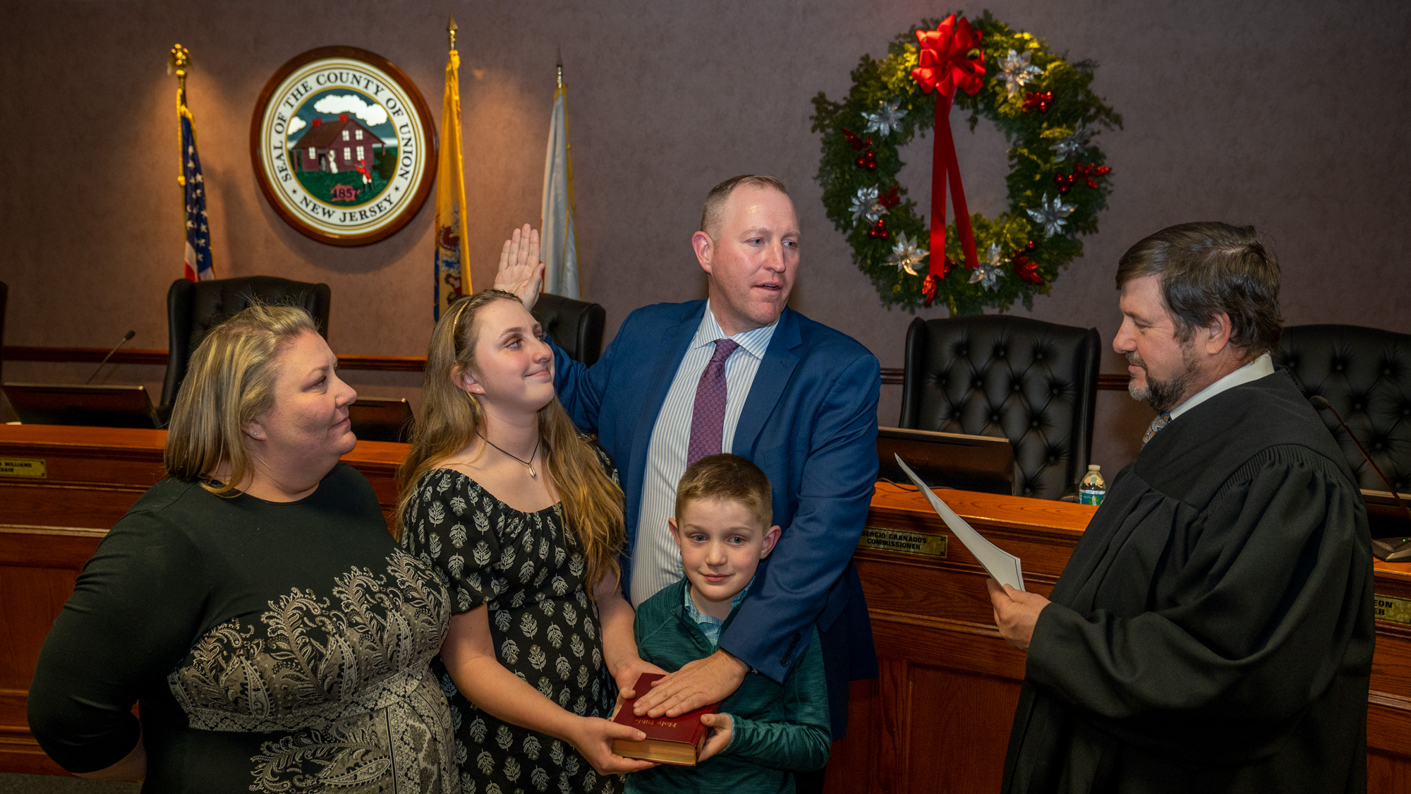 County - Christopher Hudak of Clark has been sworn in as the 16th Union ...