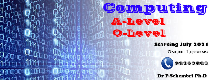 Computing O'Level & A'Level Private Lessons