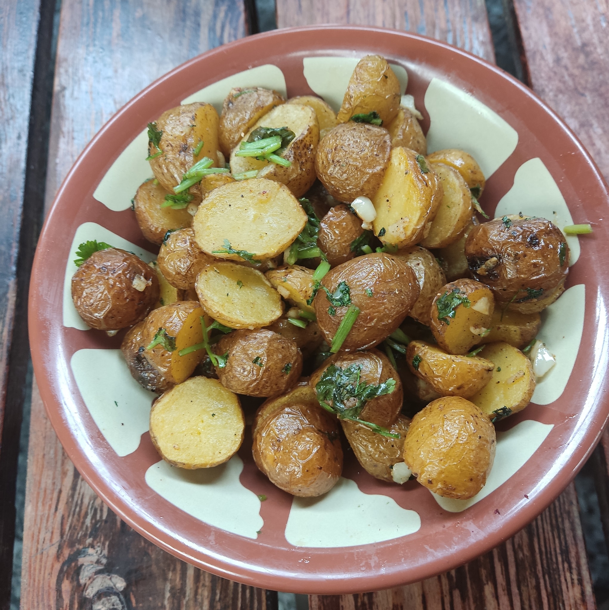 Meshwe - Batata Harra (Spiced potatoes) is a Lebanese...
