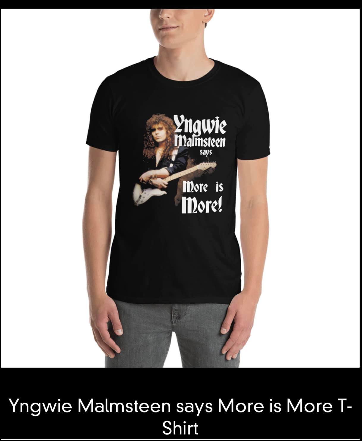 Autographed Yngwie Who? t-shirts now available -Limited quantities 