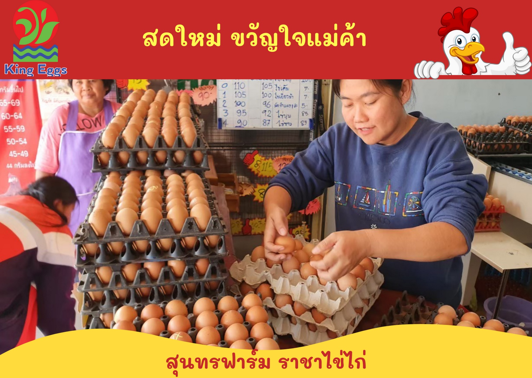 สดใหม่... - คิงส์ เอ้กส์ - ราชาไข่ไก่ - King Eggs | Facebook