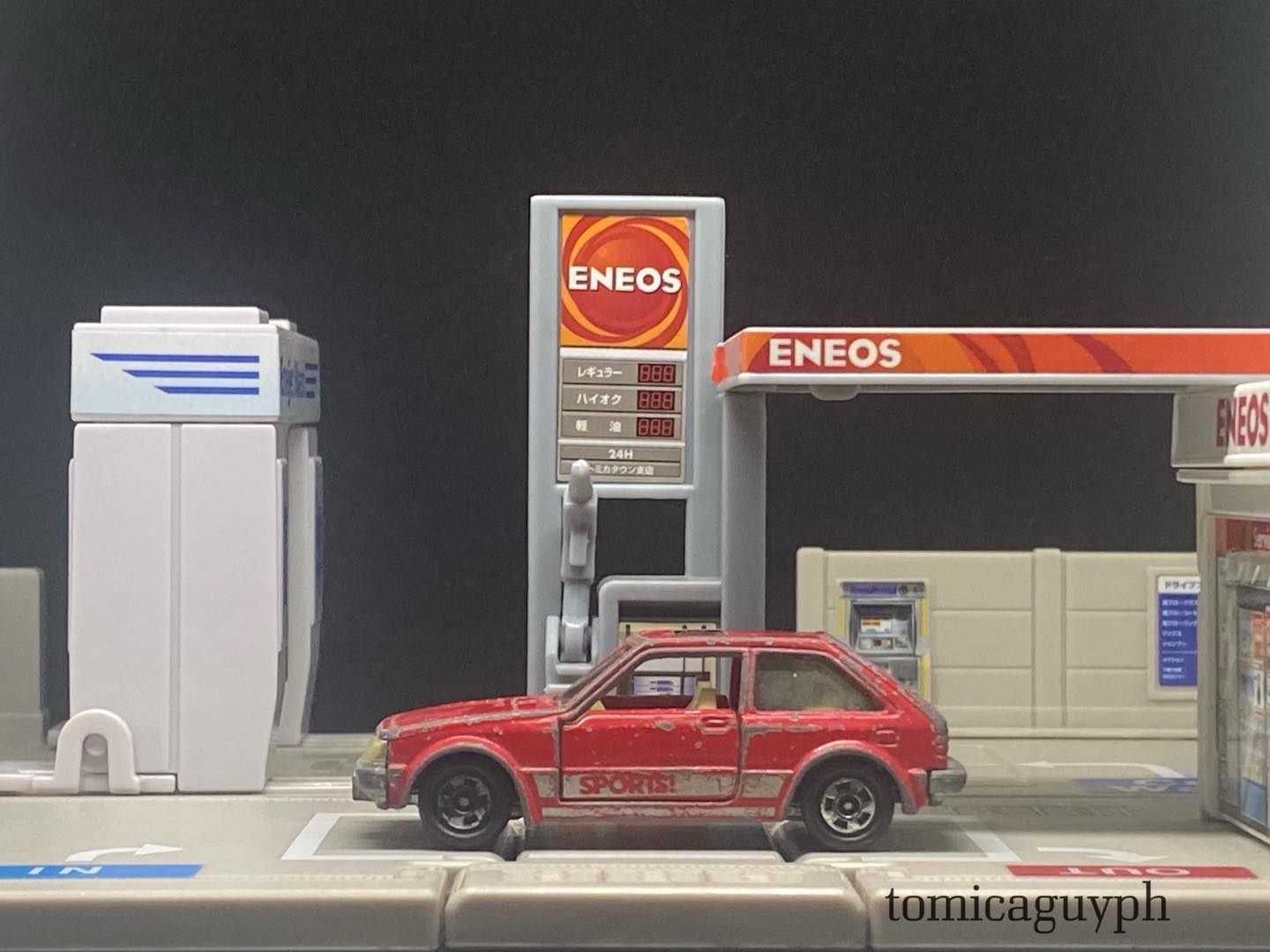 Rare 1983 Tomica Japan Mazda Familia 1500XG model