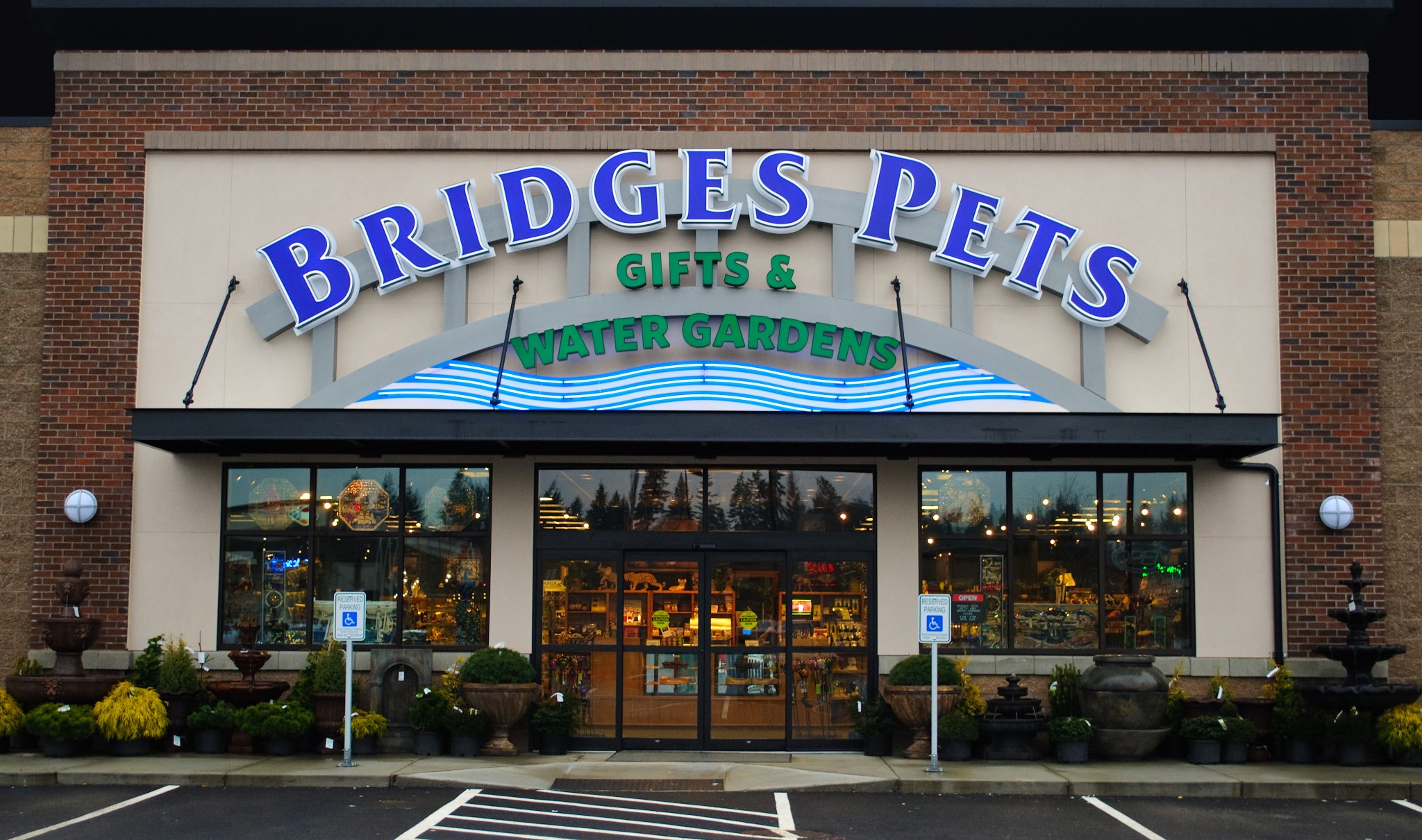 Curated visual reference: Visual Reference: Bridges Pets Gifts Water Gardens