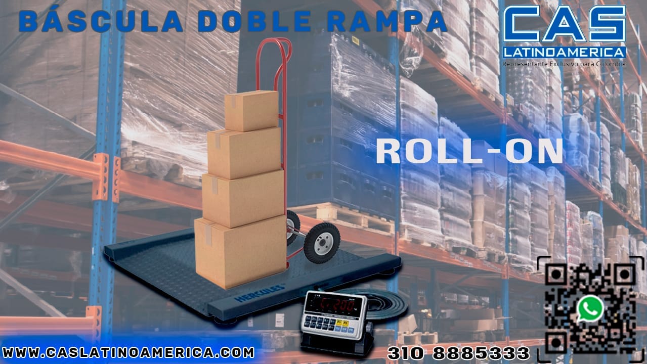 CAS - BASCULA con plataforma DOBLE RAMPA ref. ROLL-ON - Múltiples ...