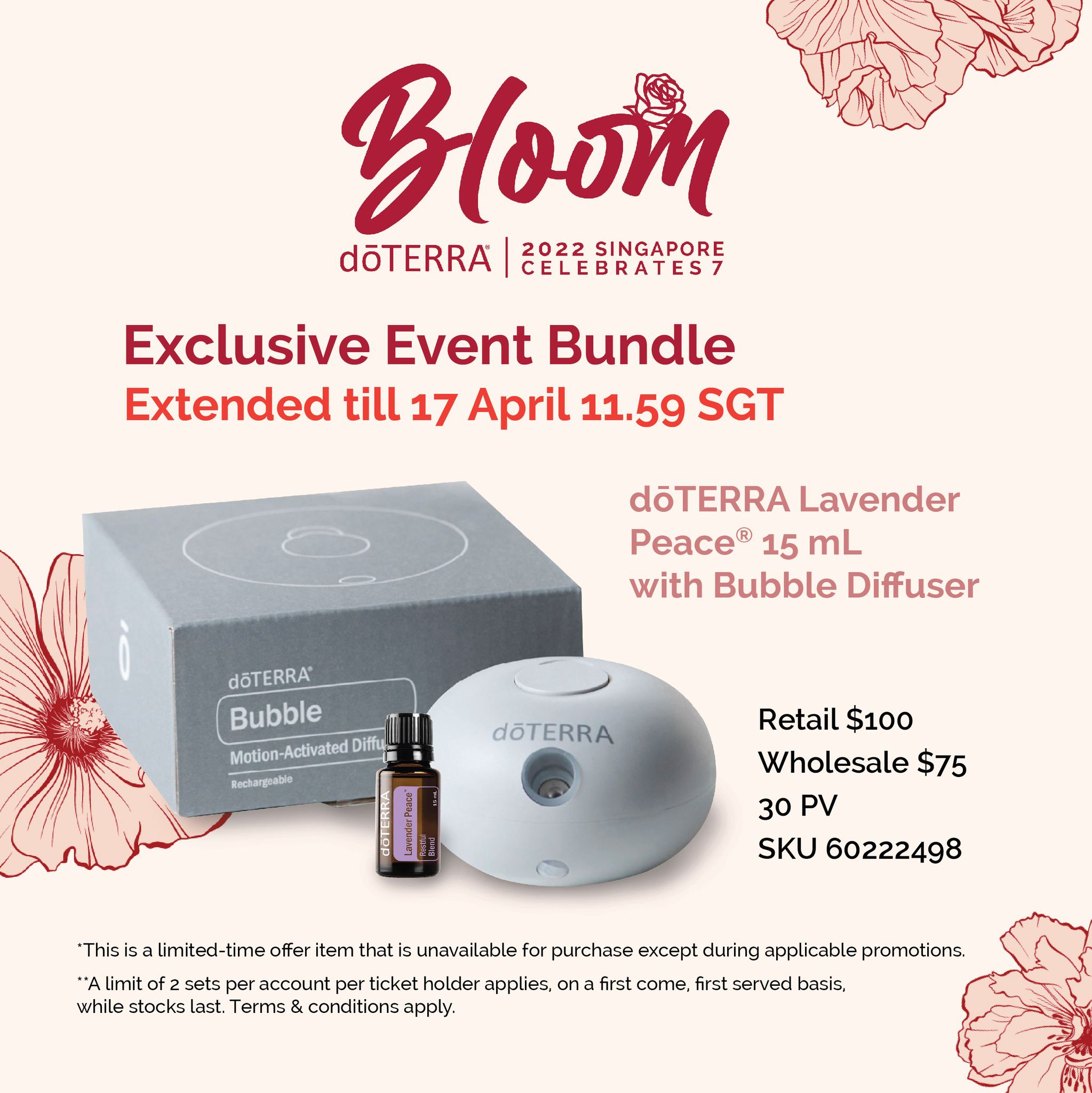 Due to overwhelming response, our Bubble Diffuser + Breathe bundle 