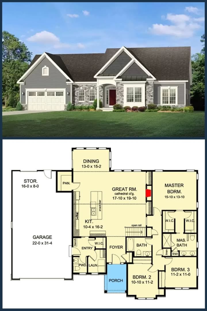 American - 🚨🌹 Explore Dream Houses 🌹🚨 Floor plans👉https://bit.ly ...