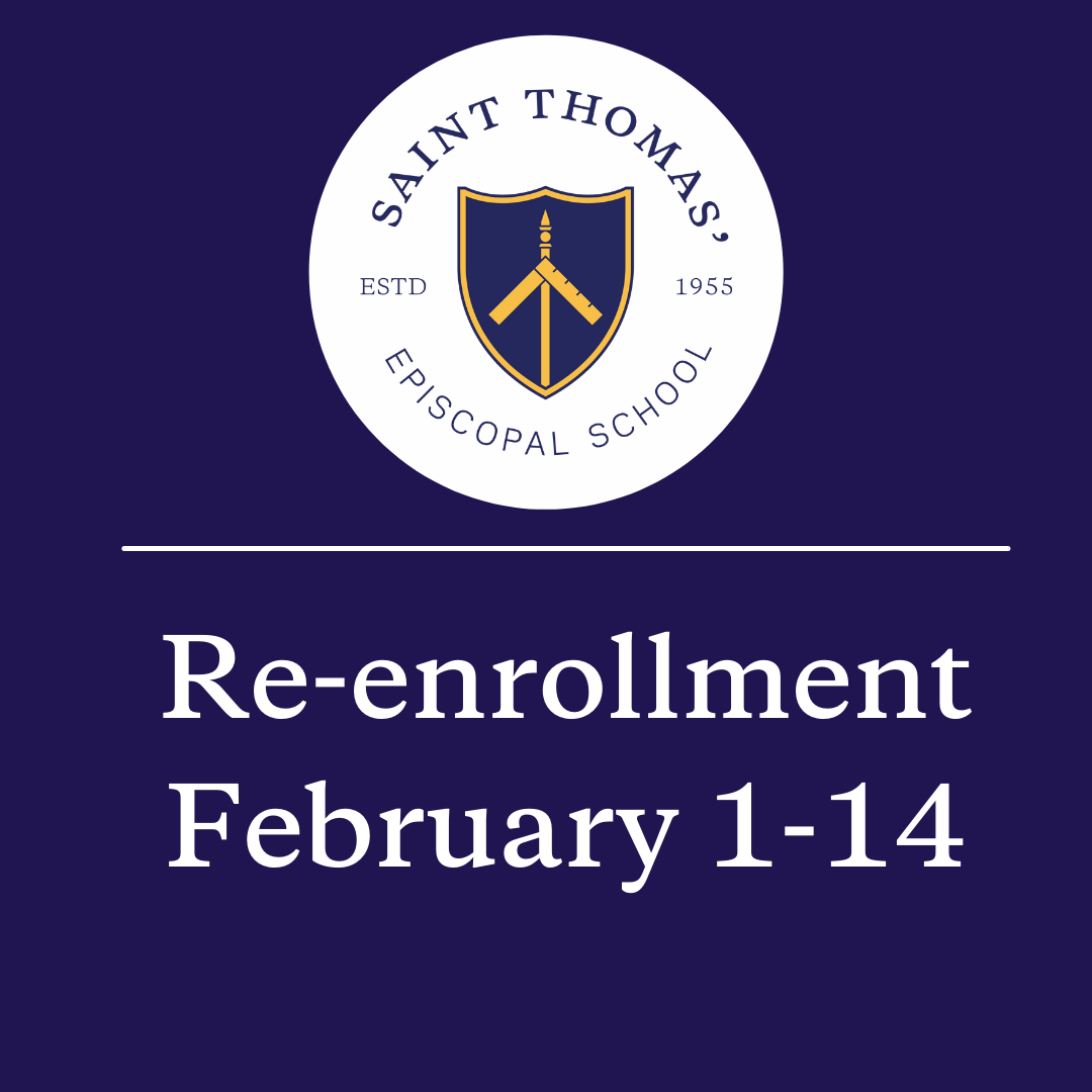 Online re-enrollment for... - Saint Thomas' Episcopal School
