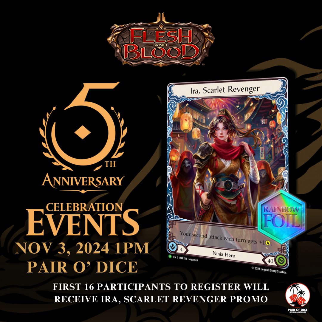 Rare CF Version of Promo Ira Card in Flesh and Blood TCG