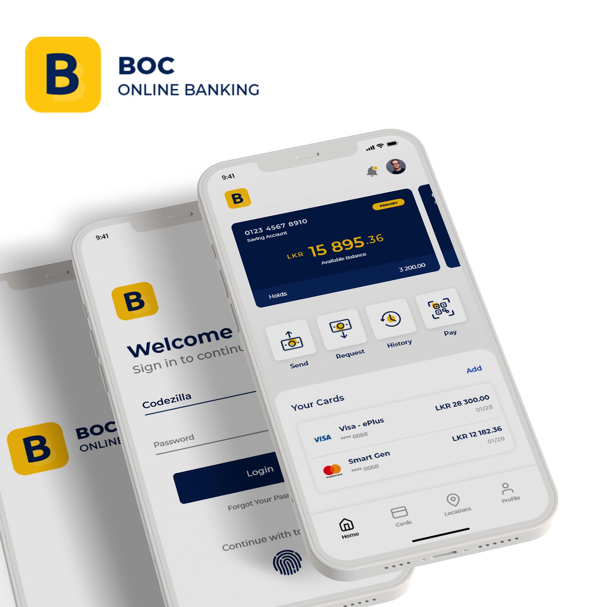 Codezilla - Concept design for BOC B App (Online Banking).... | Facebook
