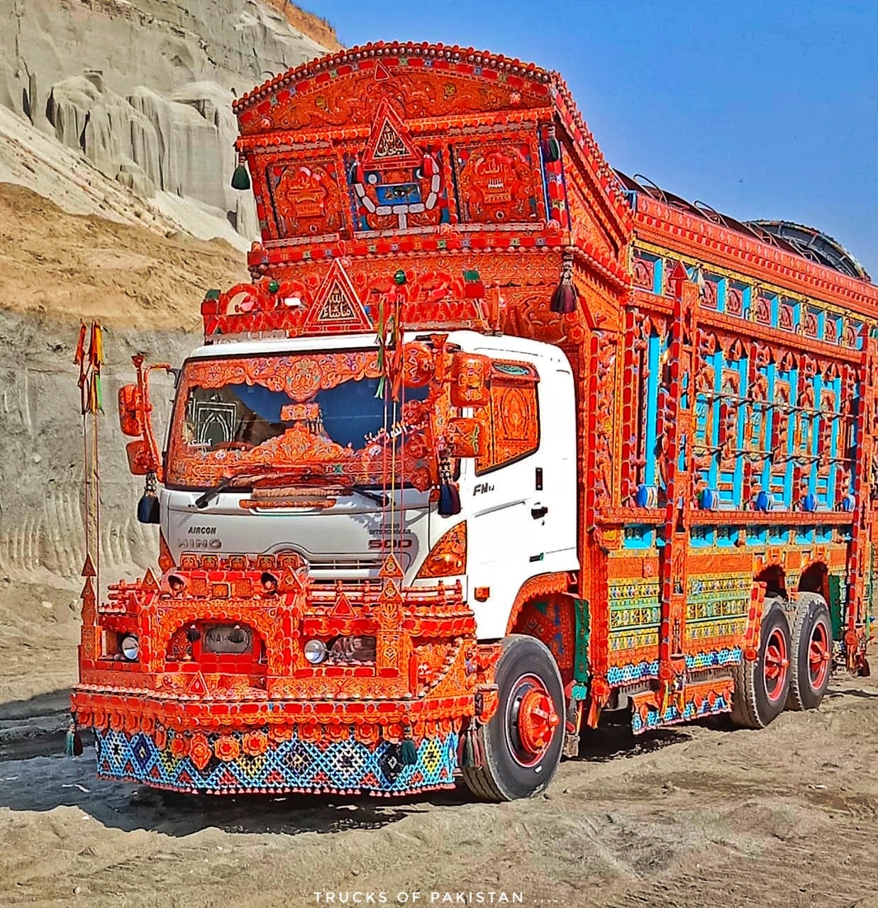 Trucks Of Pakistan - ماشاءاللہ ستارہ النور شاہوانی گڈز ٹرانسپورٹ ...