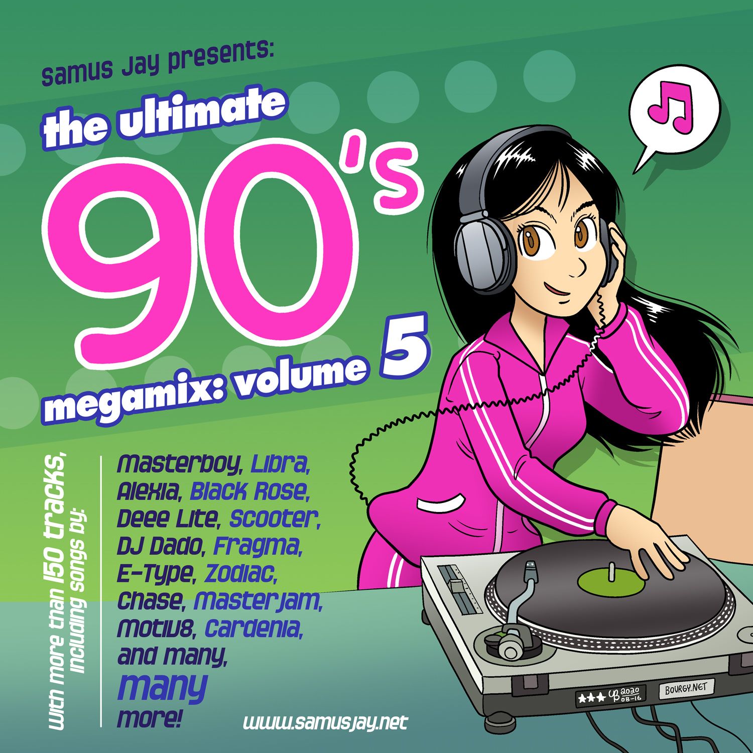 DJ Samus Jay presents volume 5 cover