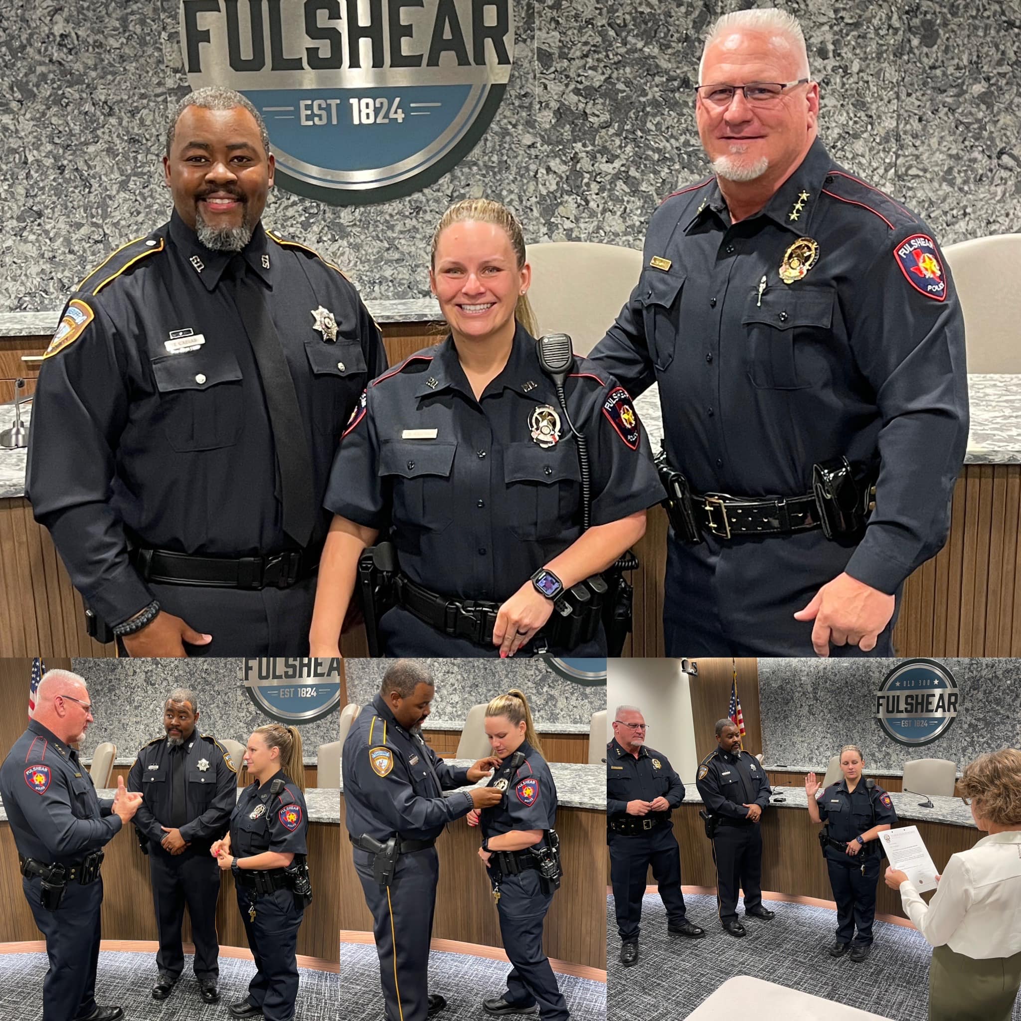 Fulshear - Please help us welcome your newest officer, Debbie Caesar ...
