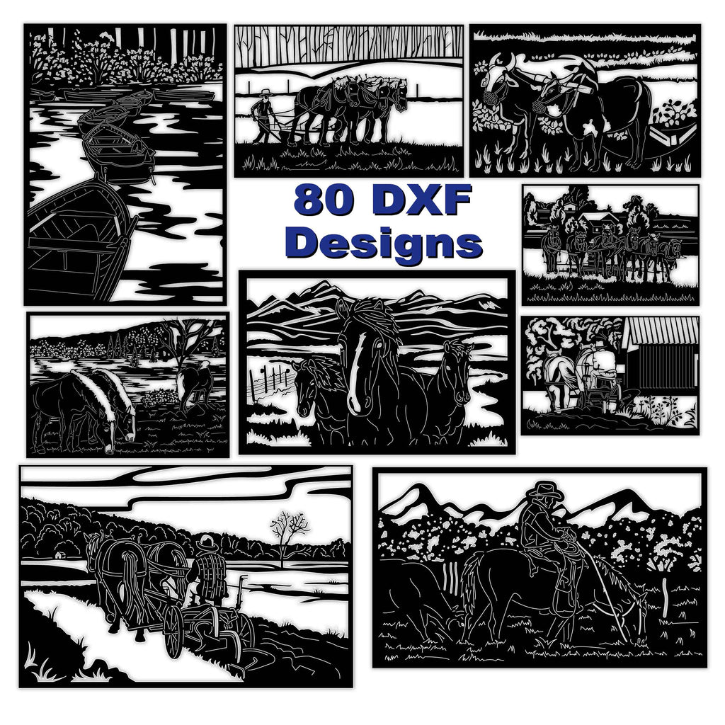 DXFforCNC.com - 💎 Decorative Panels DXF File | Wildlife,...